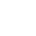 A white, human stick figure with outstretched arms inside a circle, symbolizing accessibility and inclusivity.